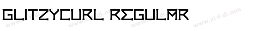 GlitzyCurl Regular字体转换